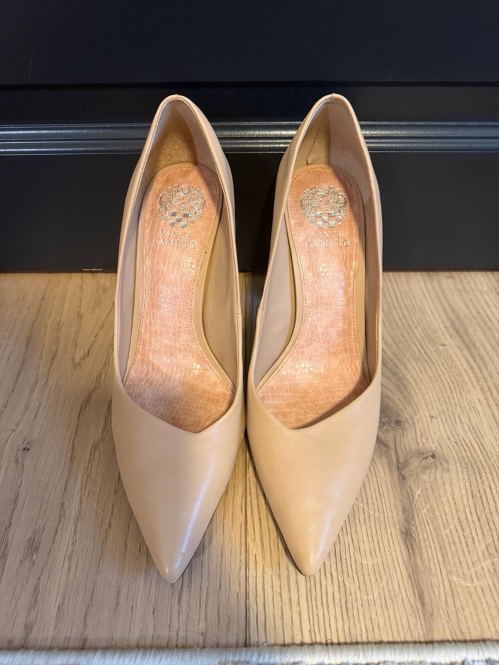 Vince Camuto Women's Nude Pointed Toe Pumps